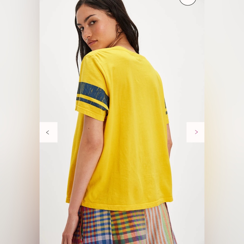 Free People Throwback Sports Tee - Picture 2 of 6